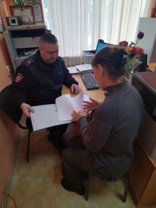 Представитель Общественного Совета посетила отдел участковых уполномоченных полиции Нефтеюганского района